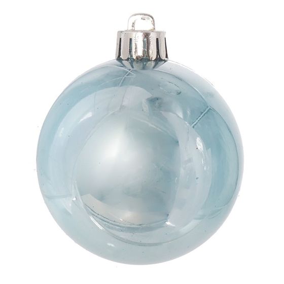 Набор из 6шт Украшение новогоднее Шар "Жемчужная сказка", D 6 см, L11,5 W6 H17 см