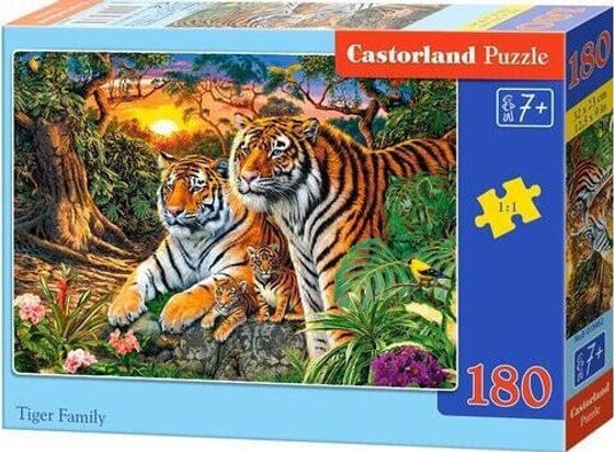 Castorland Puzzle 180 Tiger Family CASTOR