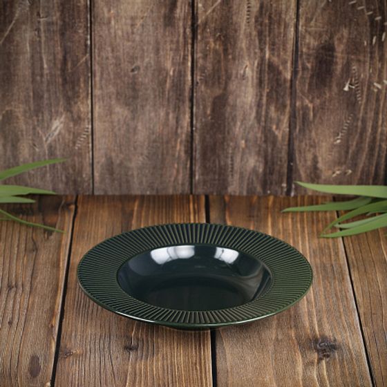 Тарелка суповая EMERALD GREEN 24см