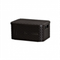Корзина RATTAN STYLE BOX S  крышка тёмно-коричневая