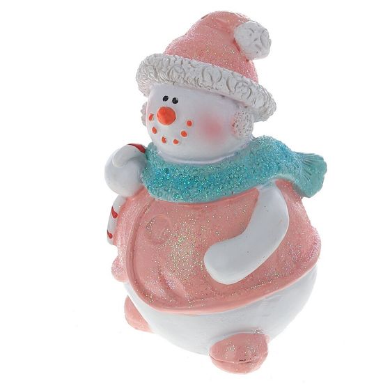 Фигурка декоративная &quot;Снеговик&quot;, L5,5 W5,5 H8,5 см, 4в.