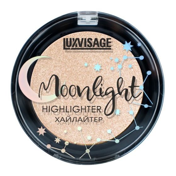 Хайлайтер для лица Luxvisage Moonlight, тон 02 бежевый оттенок