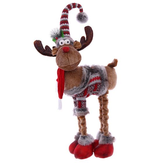 Игрушка набивная &quot;Олень&quot;, L40 W18 H93/50 см