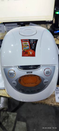 УЦЕНКА-Мультиварка Mystery MCM-1017 600 Вт 3л белый (Из ремонта, незначительные следы эксплуатации, заполнен гарталон)