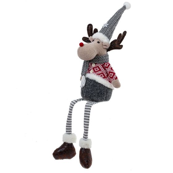 Игрушка набивная &quot;Олень&quot;, L19 W13 H57/35 см, 2в.