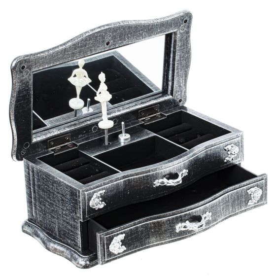 Шкатулка для украшений (музык.), Д21 Ш12 В9 см