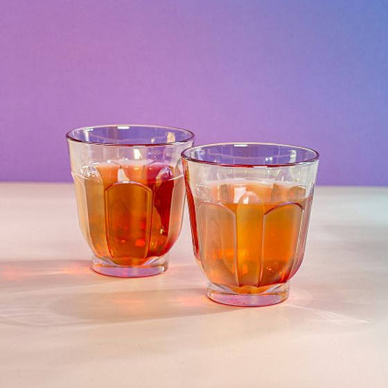 Набор стаканов РОМАН ЗОЛОТИСТЫЙ ХАМЕЛЕОН 2шт 250мл низких