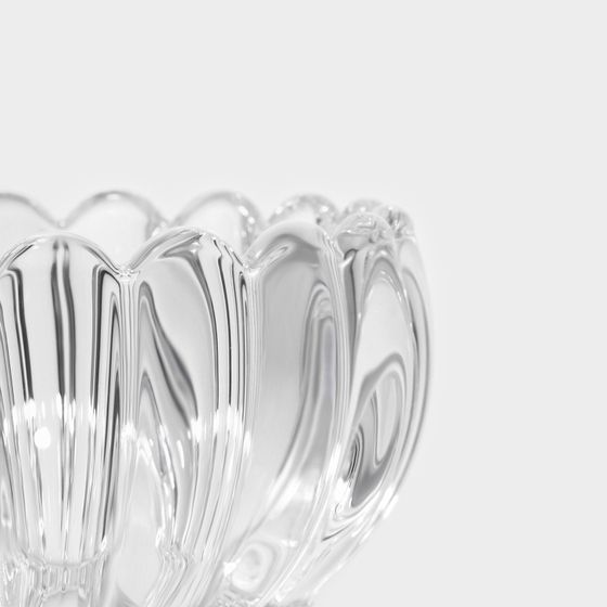 !09 Сахарница «Любава», 250 мл, 10×10.5 см, стекло