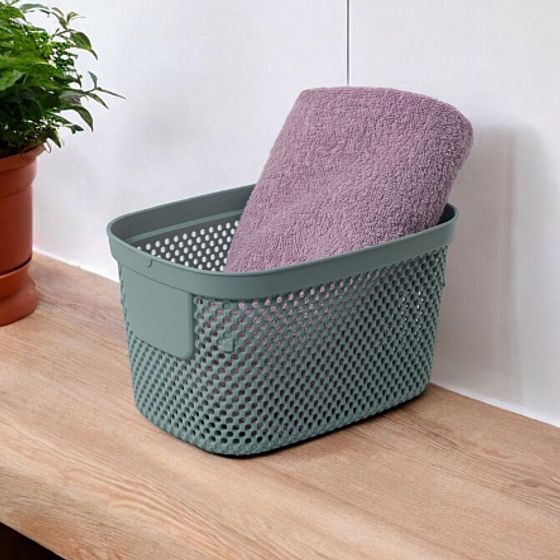 Корзинка NICKEL зелёная 3л 15.5×22.3×13см