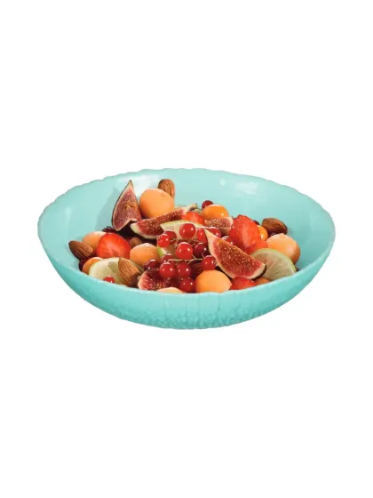 !09 Салатник (набор 2 штуки) Luminarc Ammonite Turquoise 14см бирюзовый, стекло