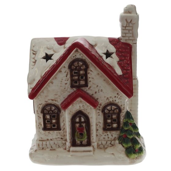 Фигурка декоративная "Домик" с подсветкой (LR44x2), L15 W12,5 H19 см