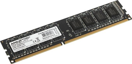 Память DDR3 4Gb 1600MHz AMD R534G1601U1S-U RTL PC3-12800 CL11 240-pin 1.5В Ret