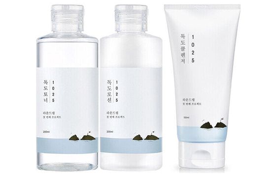 ROUNDLAB Deep Cleaning Private Island Skincare Sets Moisturizes And Hydrates