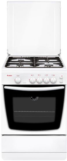 Плита газовая Gefest CG 60MC6 K73 белый метал.крышка реш.чугун