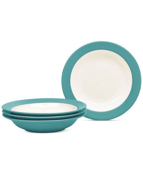 Colorwave Pasta/Rim Soup Bowls 20 Oz, Set of 4