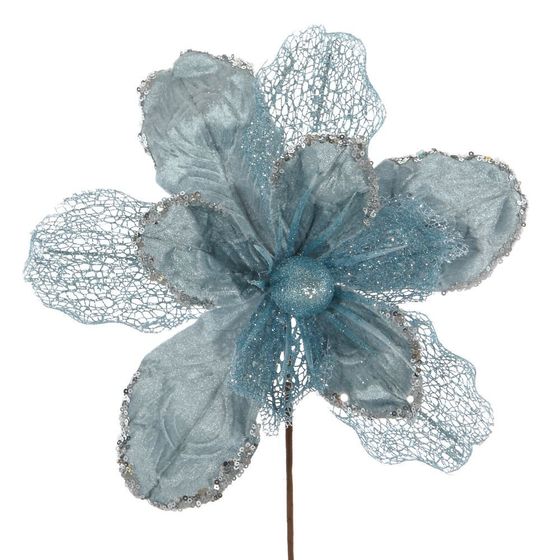 Цветок искусственный &quot;Магнолия&quot;, L33 W33 H45 см, 2в.