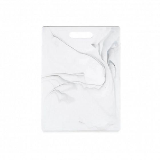 Доска разделочная MARBLE White 36.5х27.5см