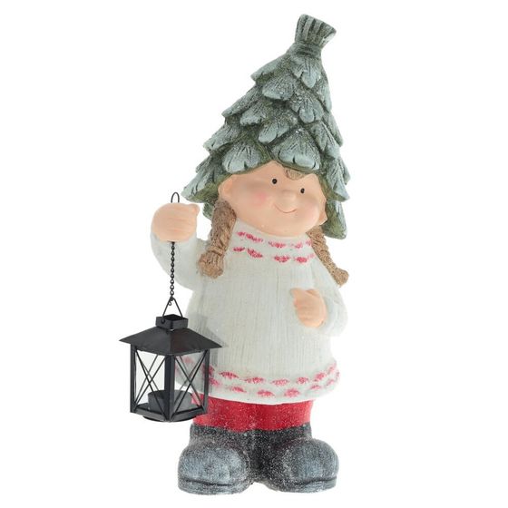 Фигурка декоративная &quot;Девочка&quot;, L23 W20 H48 см, 2в.