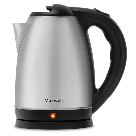 Чайник электрический Maxwell MW-1055 (ST) 1,8л 2200Вт серебристый/черный