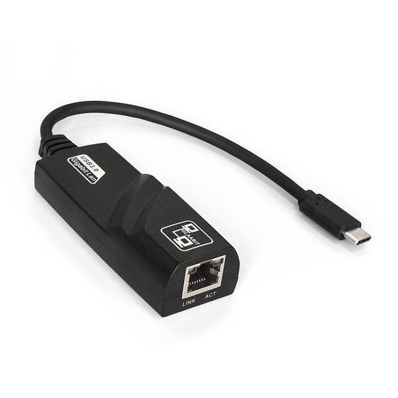 Кабель-адаптер ExeGate EXE-730-45 USB 3.1 Type C RJ45 черный (EX287862RUS)