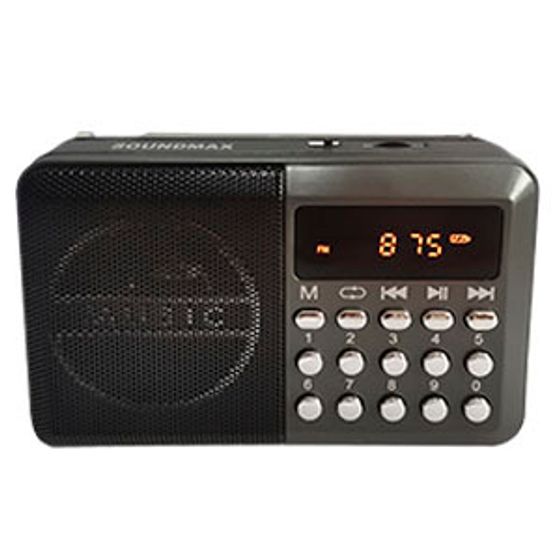 Радиоприемник Soudmax SM-RD2127 темный титан