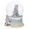 Фигурка декоративная &quot;Снеговик&quot; в стекл шаре (муз, вьюга, АААх3, н/п), L11 W11 H14 см