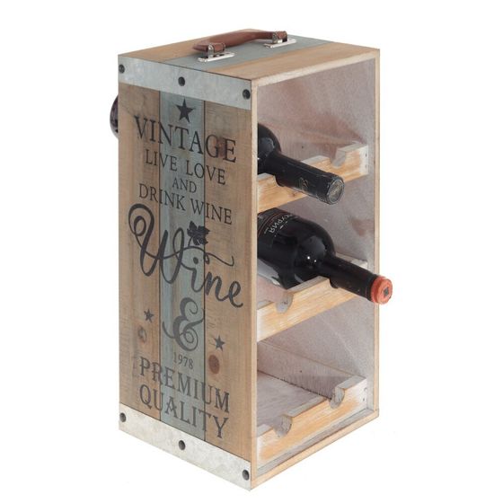 Подставка для бутылок, Д22 Ш20 В42 см