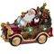 Фигурка декоративная &quot;Дед Мороз на машине&quot; с подсвет (2xAA н/п), L25 W12 H16 см