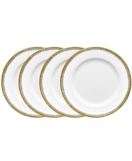 Haku Set of 4 Bread Butter and Appetizer Plates, Service For 4