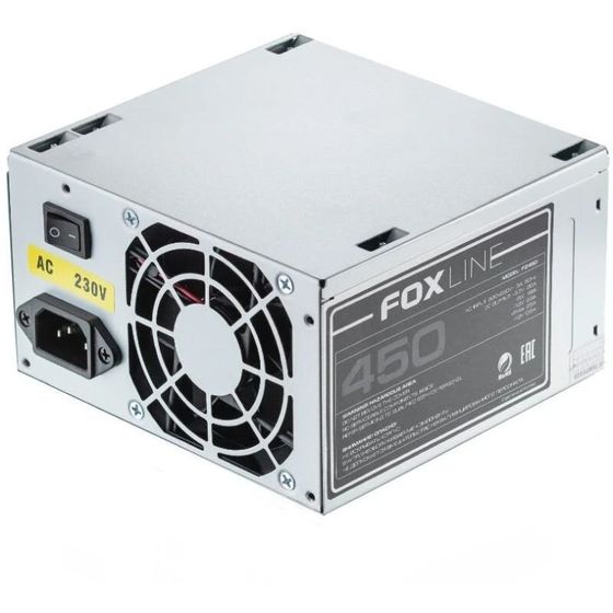 Блок питания 450W ATX Foxline FZ450 8cm fan