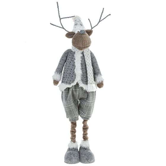 Игрушка набивная &quot;Олень&quot; (телескоп ноги), L49 W20 H116/45 см, 2в.