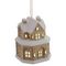 Изделие декоративное подвесное "Домик" (подсветка, 2xLR44), L7,5 W5,5 H9 см, 2в.