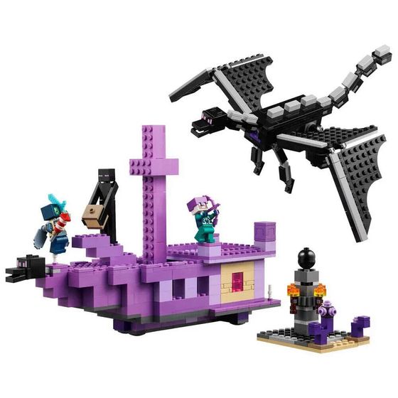 LEGO Дракон Края и Корабль Края Строительная Игра