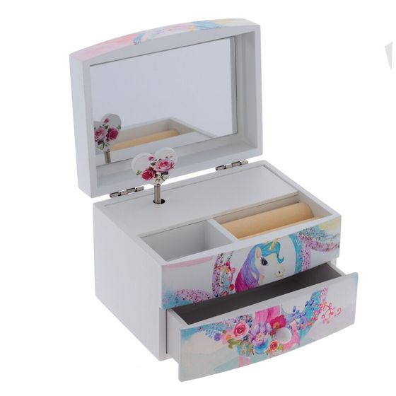 Шкатулка для украшений музыкальная, Д13 Ш10,5 В9 см