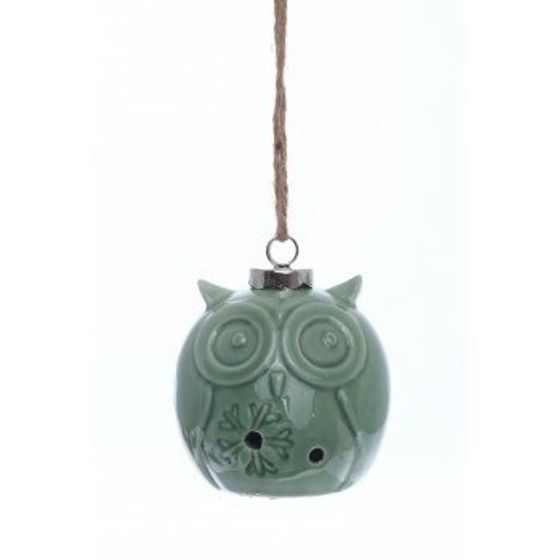 Украшение новогоднее &quot;Сова&quot; с подсветкой, L7 W7 H8,5 см, 5в.