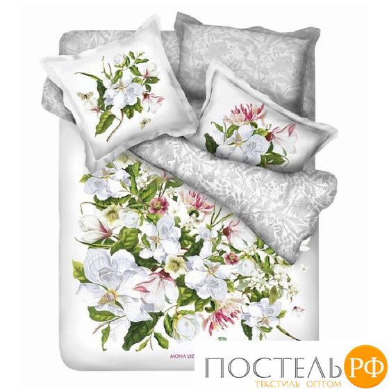 5861/0014 A ACTUEL КПБ евро &quot;Magnolia&quot; н(2)70*70 н(2)50х70 сатин