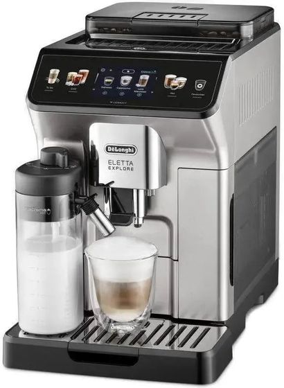 Кофемашина DeLonghi Eletta Explore ECAM450.65.S 1450Вт серебристый