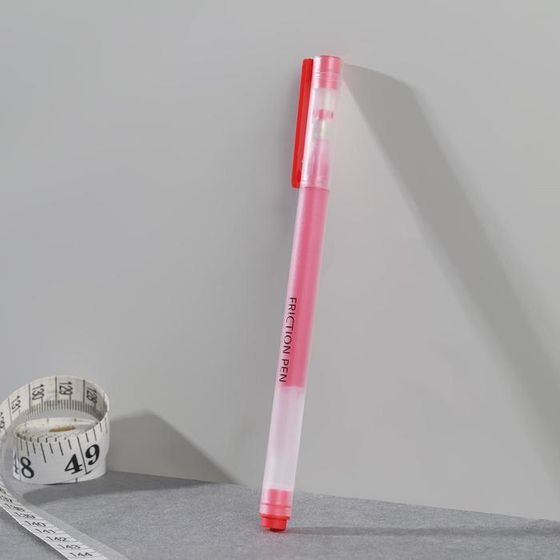 Ручка для ткани термоисчезающая, цвет красный