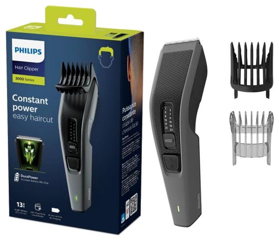 Машинка для стрижки Philips HC3525/15 аккум./сеть (насадок 2шт) черный