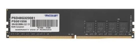 Память DDR4 8Gb 3200MHz Patriot PSD48G320081 Signature RTL Gaming PC4-25600 CL22 288-pin 1.2В single rank Ret