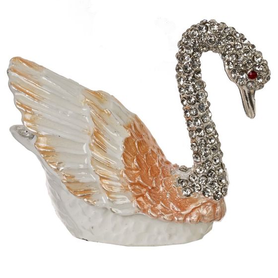 Шкатулка &quot;Лебедь&quot;, L7 W4 H6 см