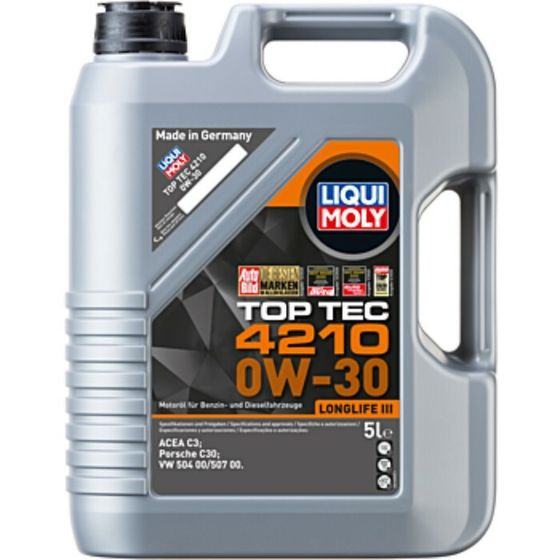 Масло моторное Liqui Moly Top Tec 4210 0W-30 C3, 5 л