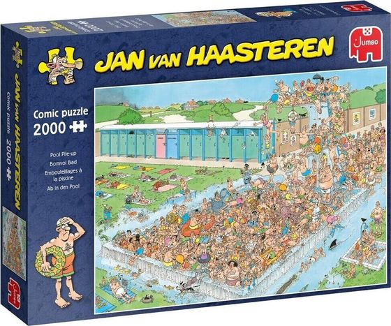 Jumbo Puzzle 2000 Haasteren Tłumy na basenie G3