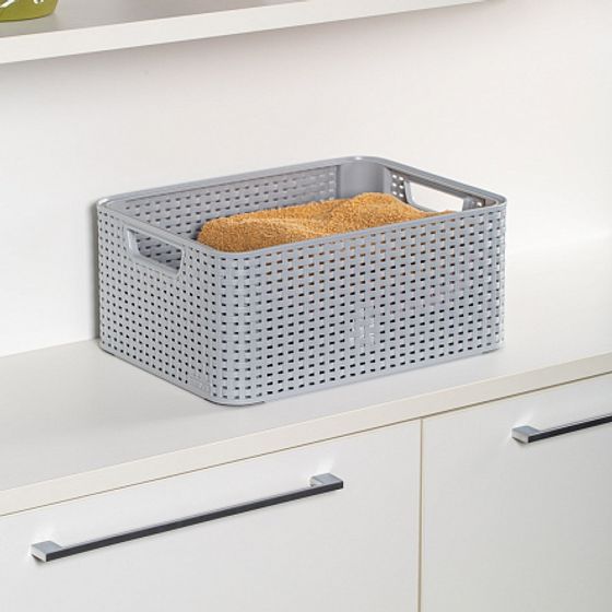 Корзинка STYLE M светло-серый 18л