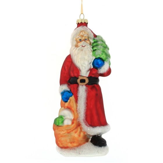 Украшение новогоднее &quot;Дед Мороз&quot;,  L8 W8 H19 см, 2в.