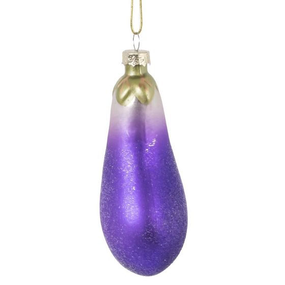 Украшение новогоднее &quot;Баклажан&quot;, L4 W4 H10 см
