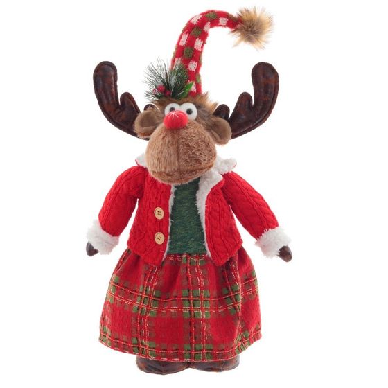 Игрушка набивная &quot;Олень&quot;, L27 W16 H76/42 см, 2в.