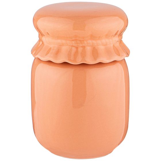 !09 БАНКА ДЛЯ СЫПУЧИХ ПРОДУКТОВ КОЛЛЕКЦИЯ "MOSAIC" 680 МЛ 10,5*10,5*15,5СМ ЦВЕТ ОРАНЖЕВЫЙ