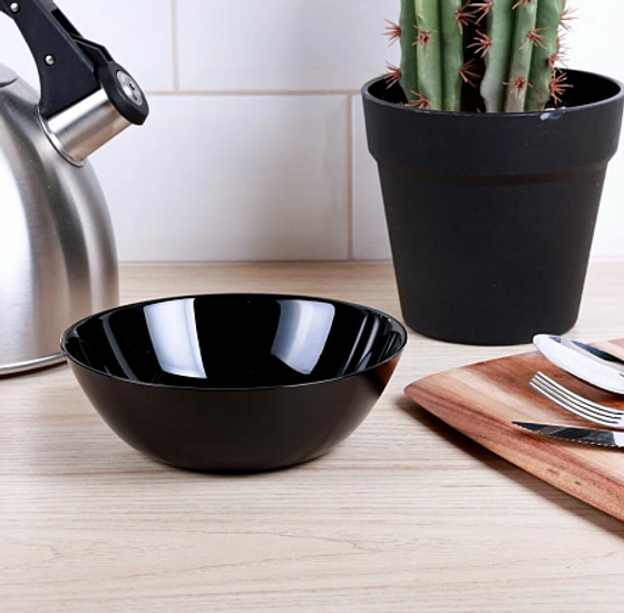 Салатник ЛИЛИ ЧЕРНЫЙ 16см