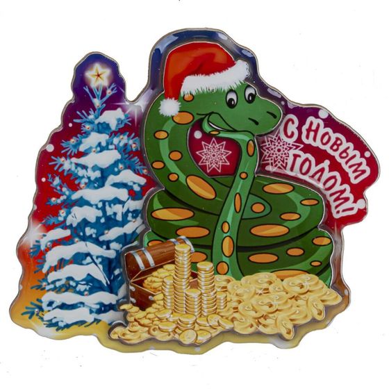 Магнит &quot;Змейка&quot;, L8 W1 H7 см, 6в.